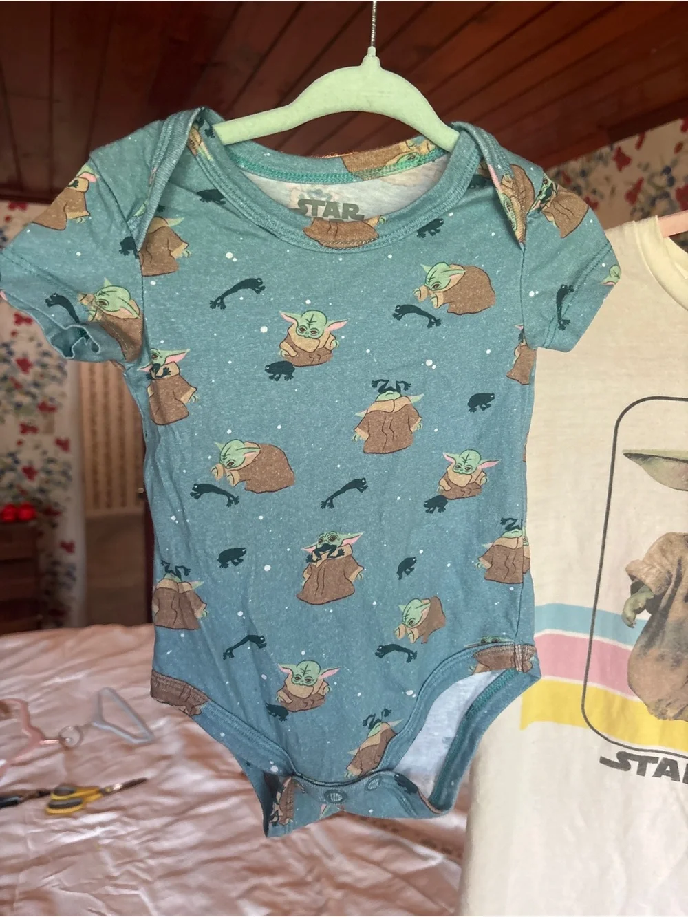 star wars grogu matching mom + baby set women xs 3-6m baby yoda tee bodysuit